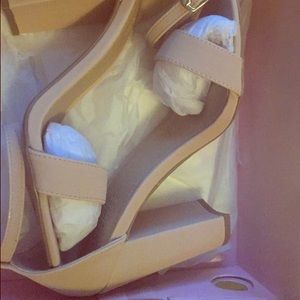 Charlotte Russe Nude heels size 8